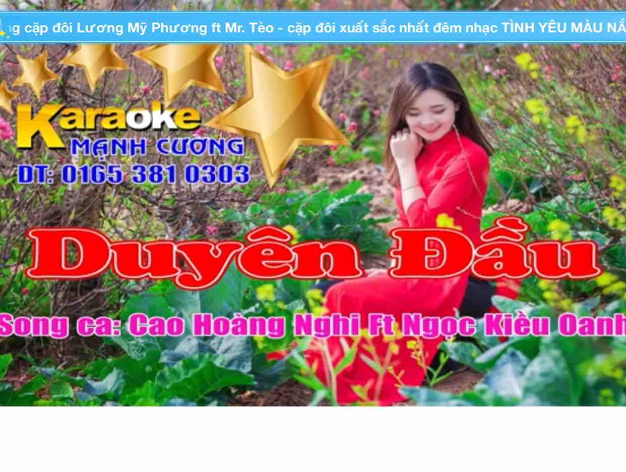 —DUYÊN ĐẦU -- Quyền Thành tran trong moi các ACE cùng giao lưu vui nhé♥️♥️