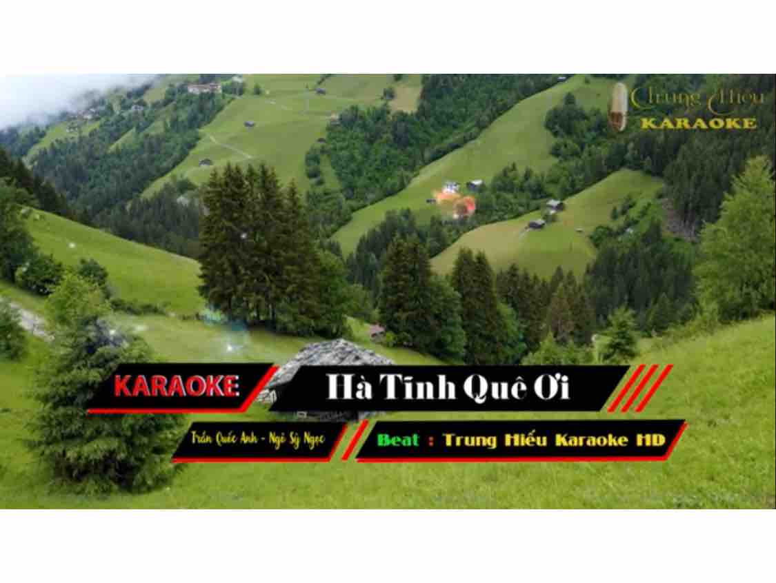 Hà Tĩnh Quê Ơi Karaoke Song Ca  - Beat Chuẩn Nhạc Sống || Trung Hiếu Karaoke